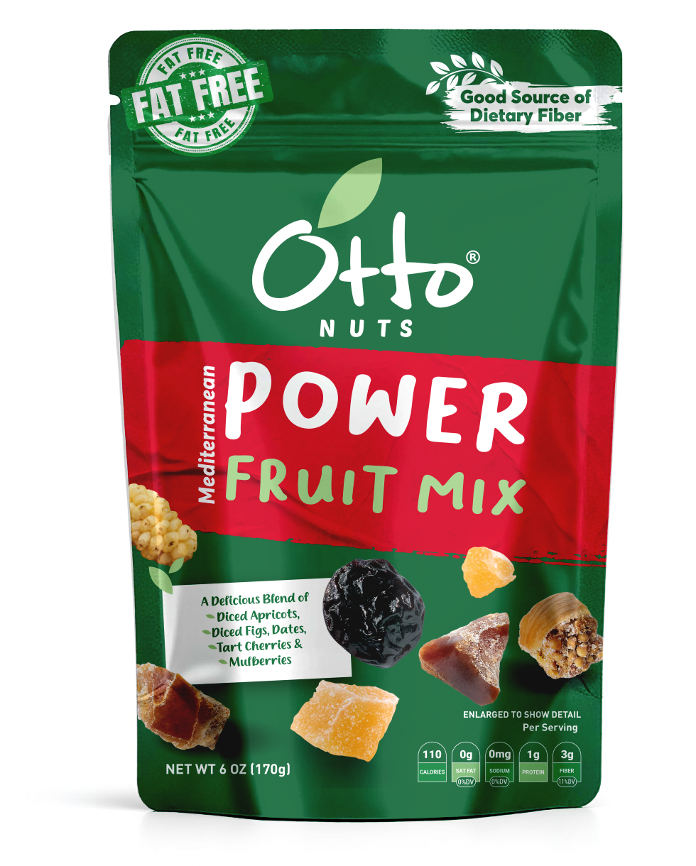 Otto Nuts Power Fruit Mix packaging on a white background